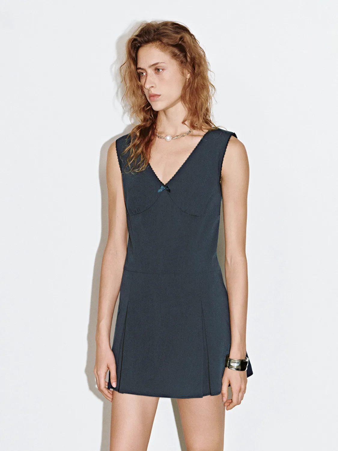V-Neck A-Line Dresses
