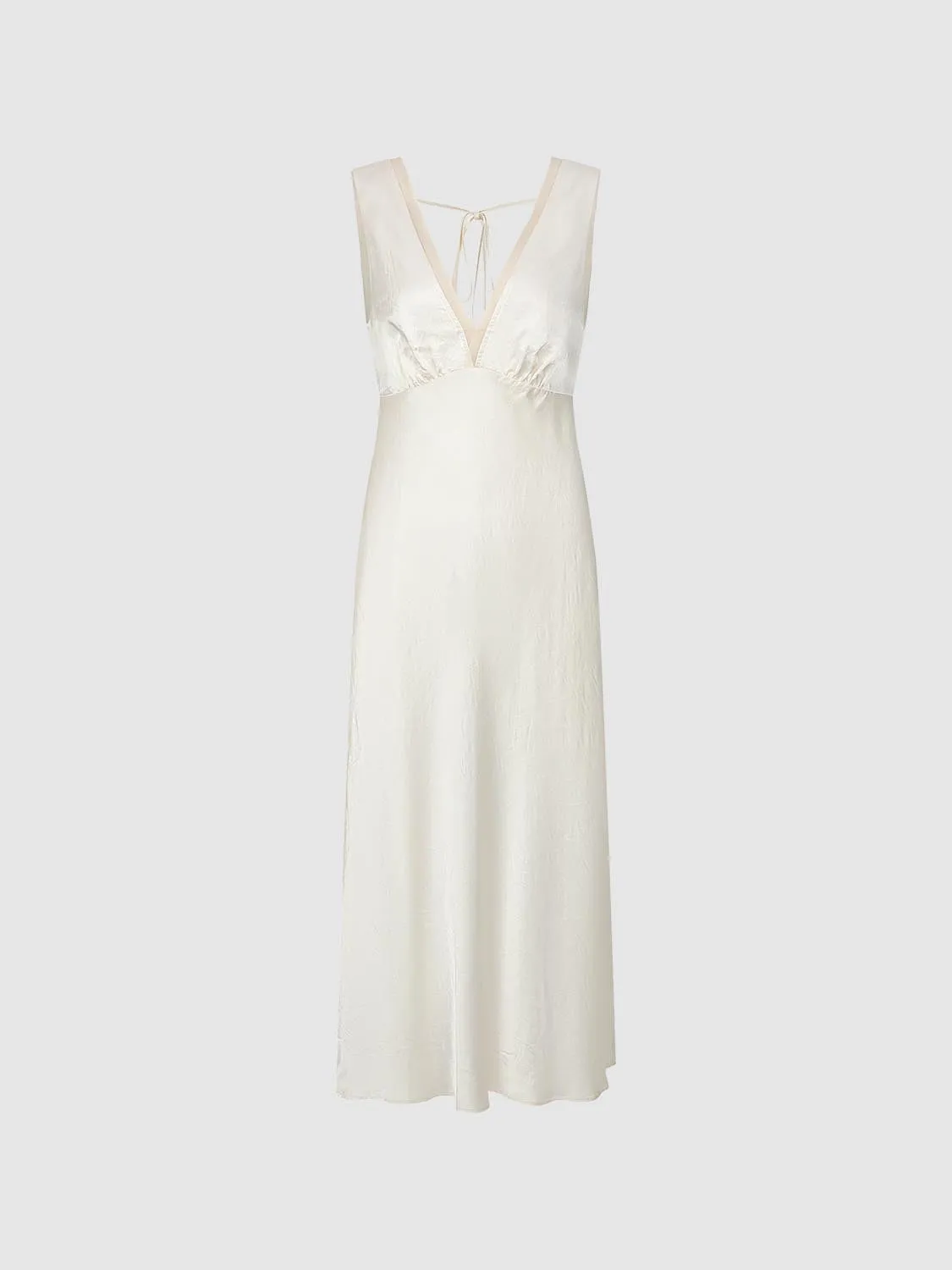 V-Neck A-Line Dresses