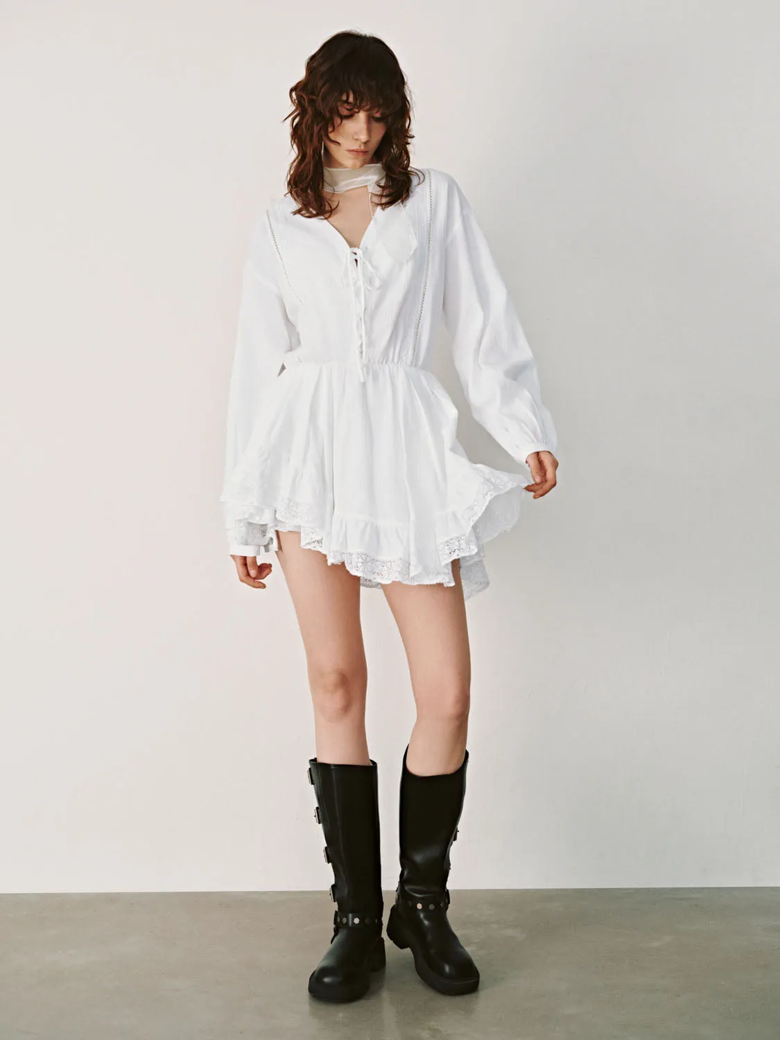 V-Neck A-Line Dresses