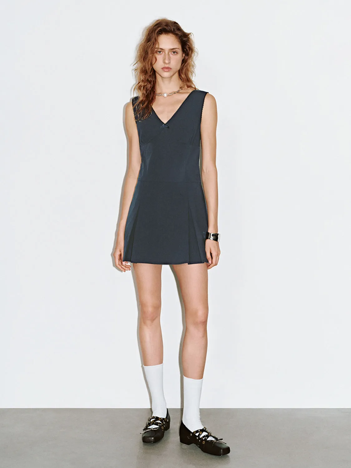 V-Neck A-Line Dresses