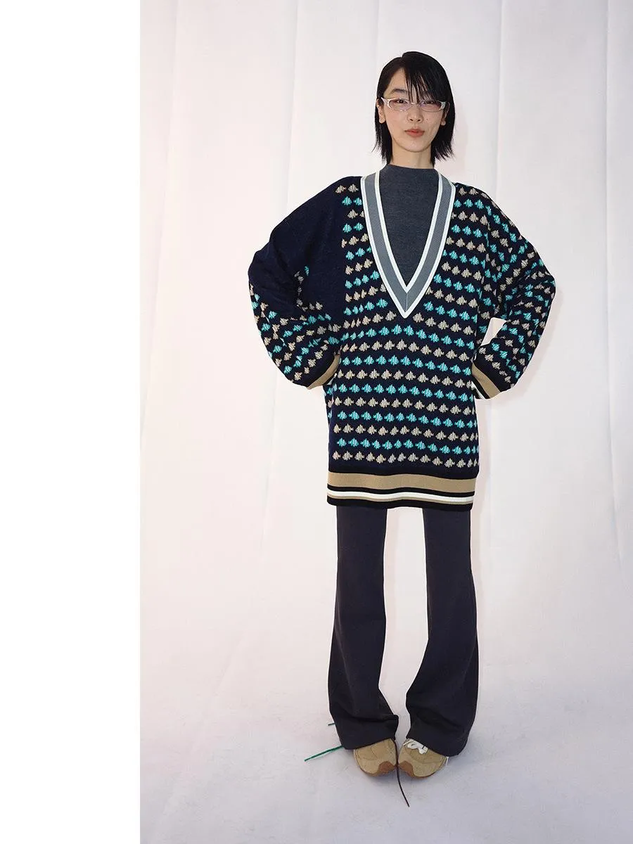 Vintage Goldfish Jacquard Sweater