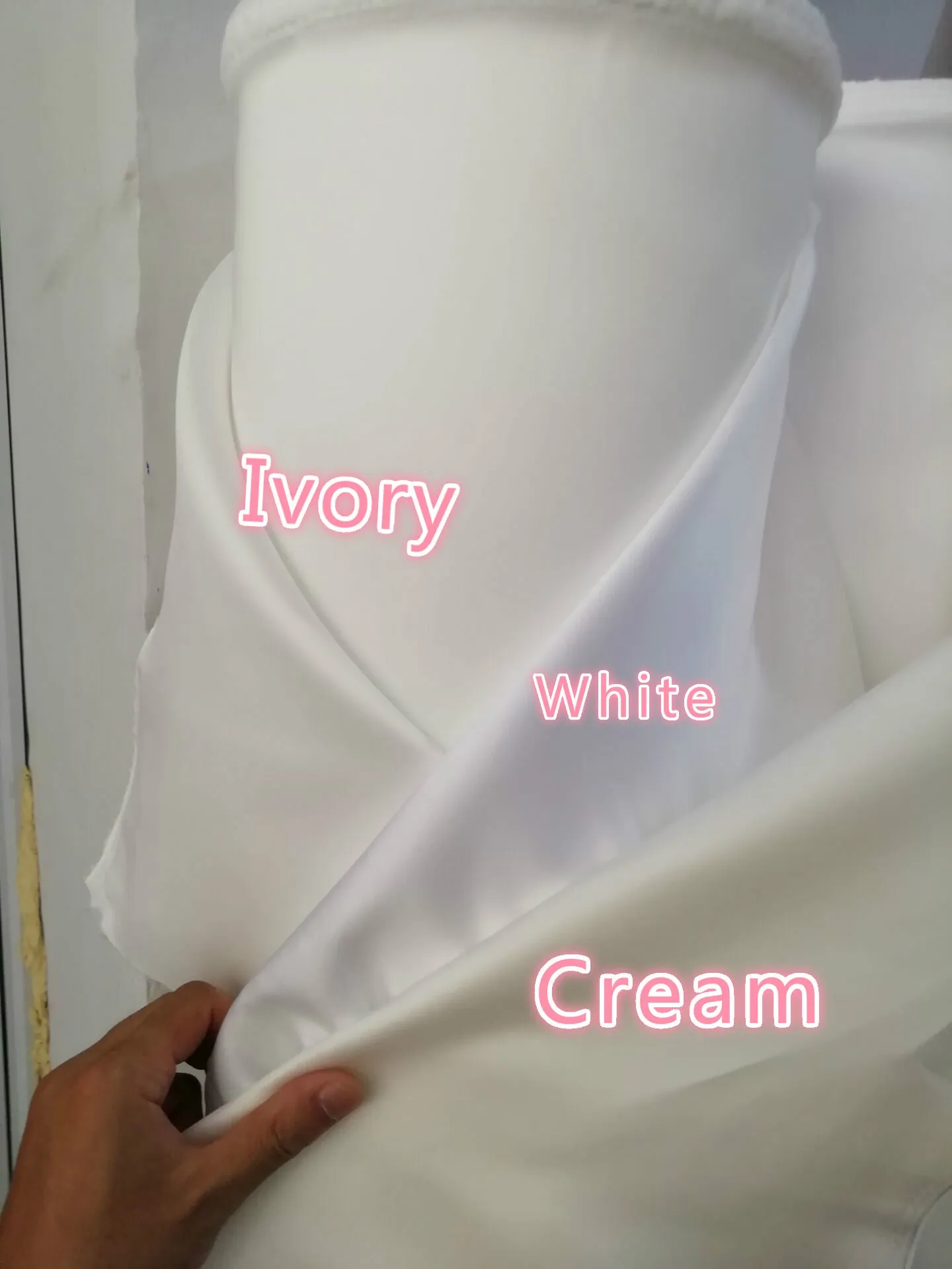 White Satin Modest Wedding Dresses with Long Sleeves