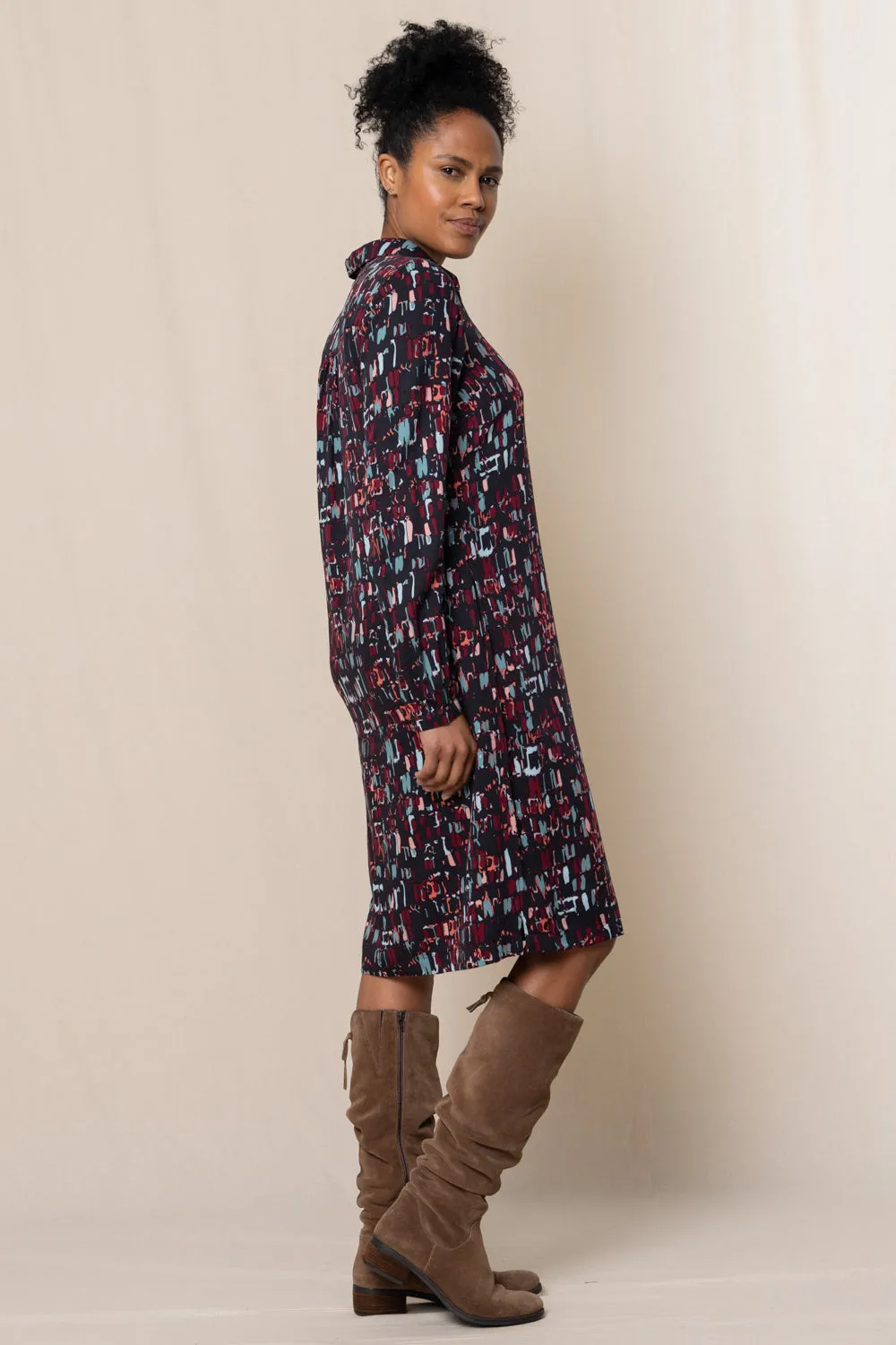 Winnie Collared Shift Dress