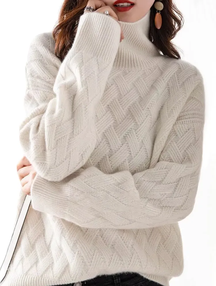 Women Loose Sweater Winter Long Sleeve Blouse