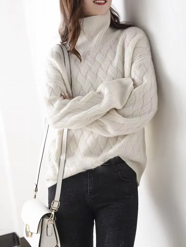 Women Loose Sweater Winter Long Sleeve Blouse