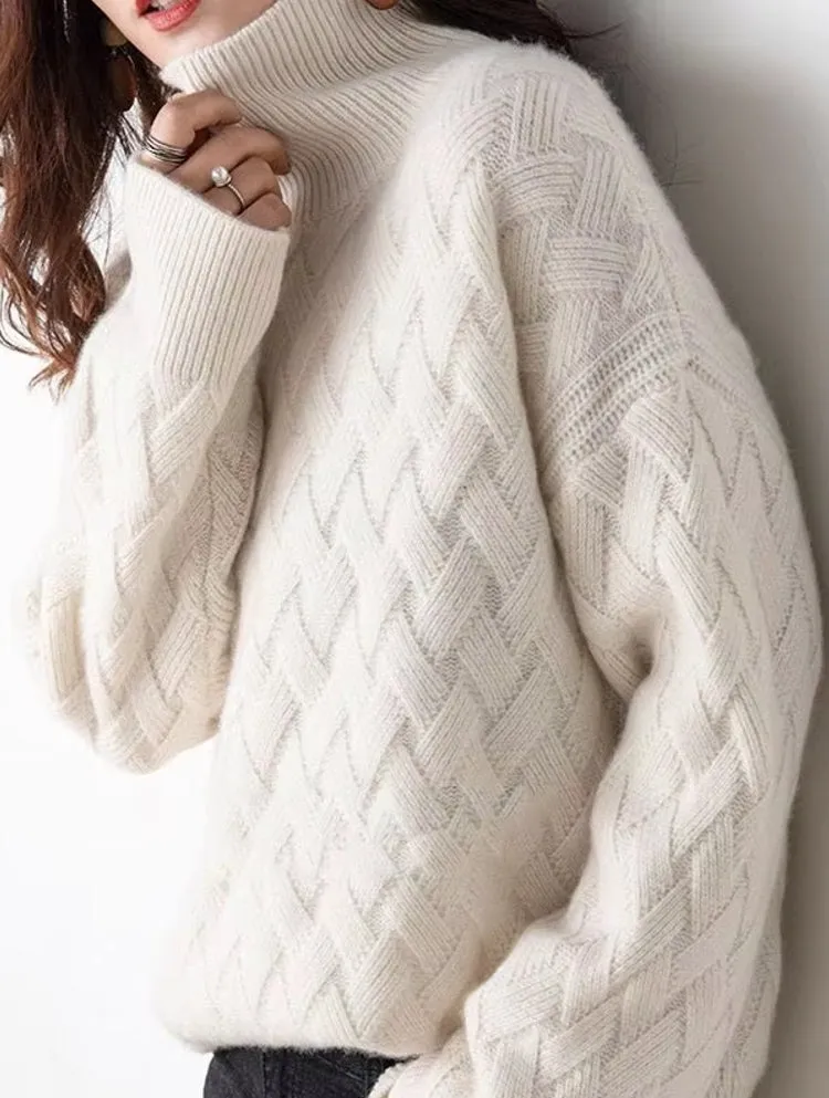Women Loose Sweater Winter Long Sleeve Blouse