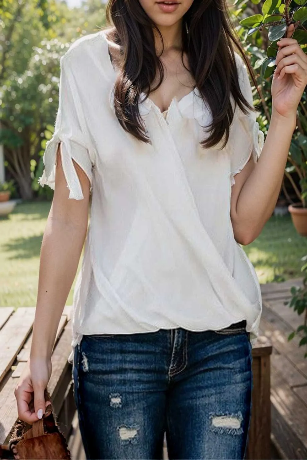women s blouses loose solid belted long sleeve blouse