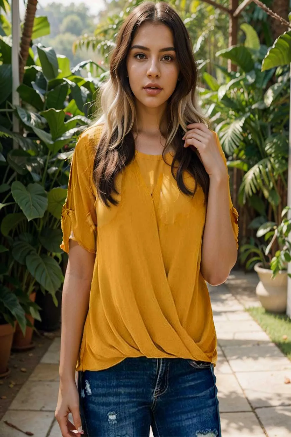 women s blouses loose solid belted long sleeve blouse