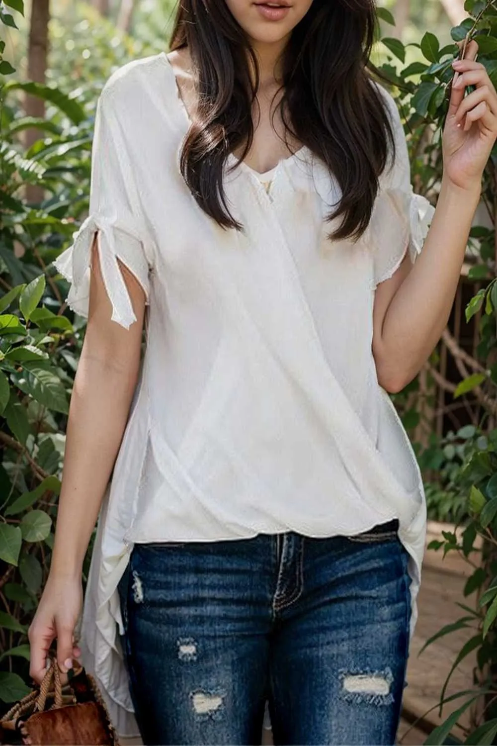 women s blouses loose solid belted long sleeve blouse