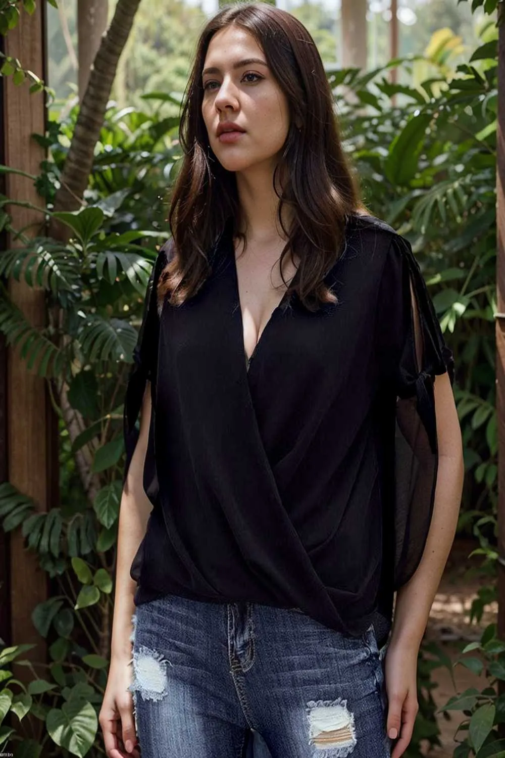 women s blouses loose solid belted long sleeve blouse
