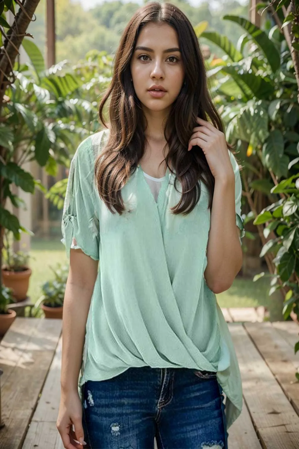 women s blouses loose solid belted long sleeve blouse