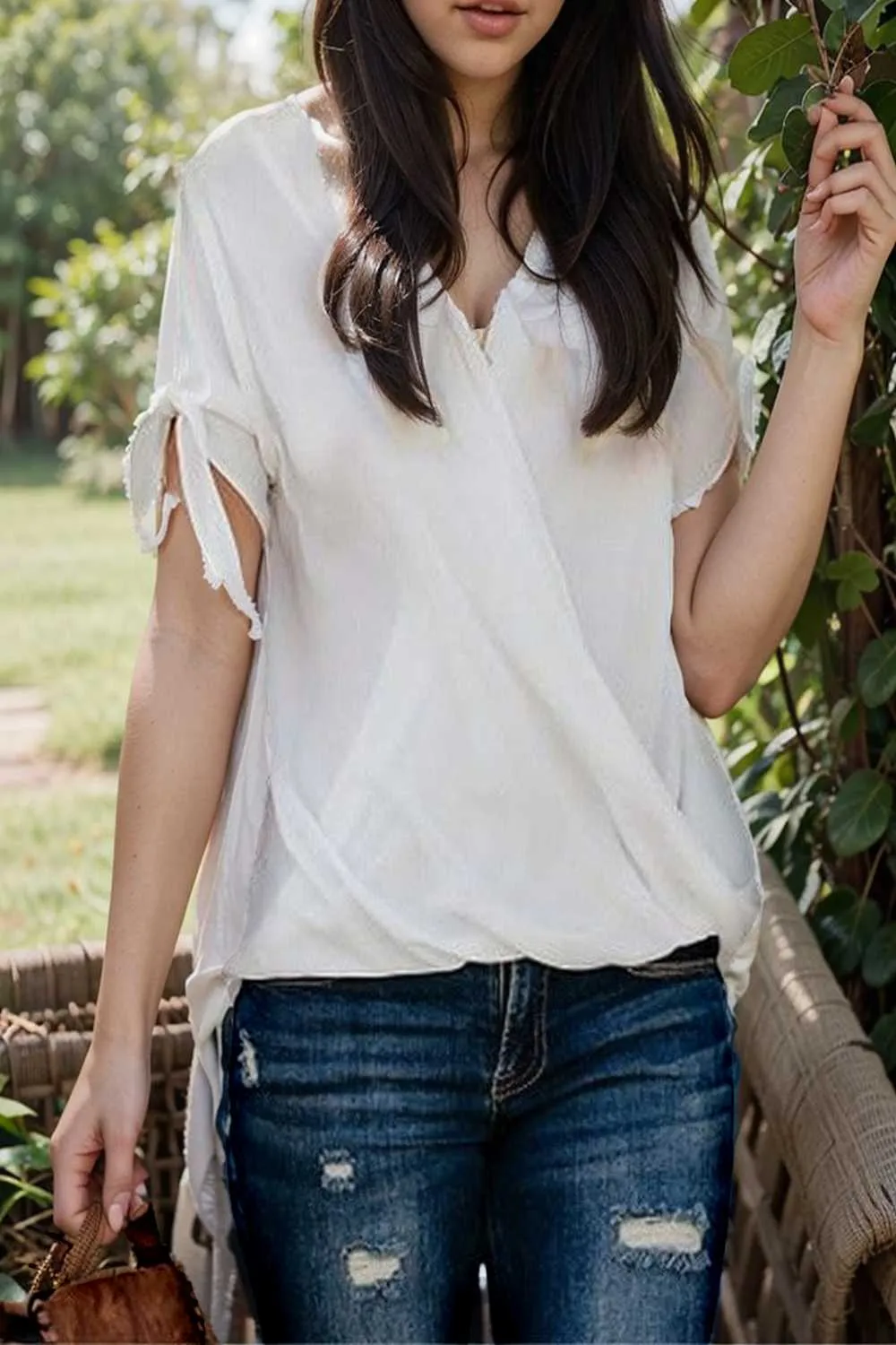 women s blouses loose solid belted long sleeve blouse