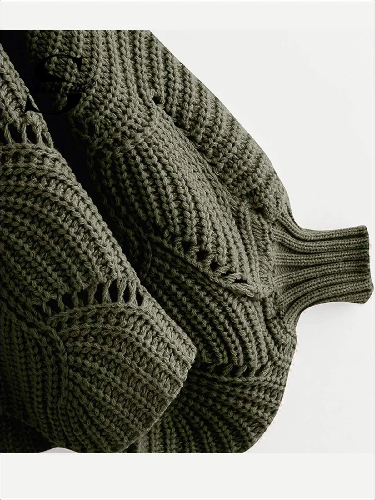 Women's Fall Knit Oversized Boat Neck Sweater