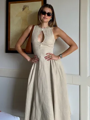 Women's Hollow A-line Dress