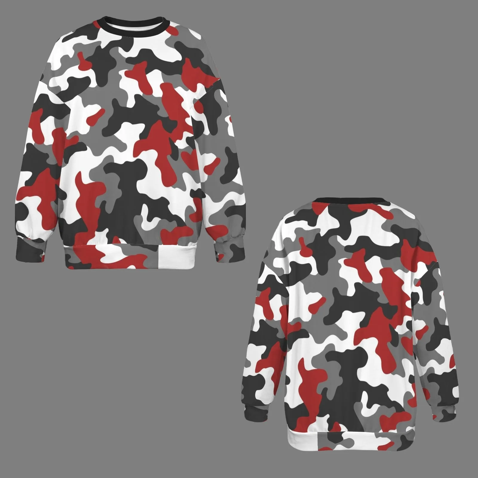 Women's Oversized Crew Neck Pullover Sweater