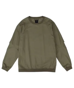 Woven Crew Top