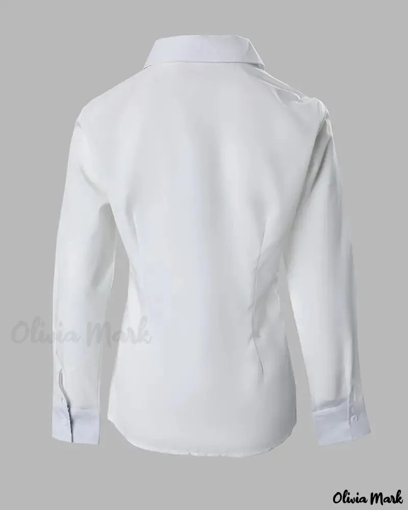 Xieyinshe - Floral Print Long Sleeve Button Down Shirt
