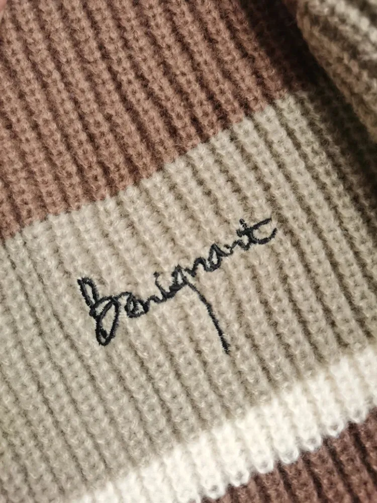 Y2K Vintage Striped Sweater