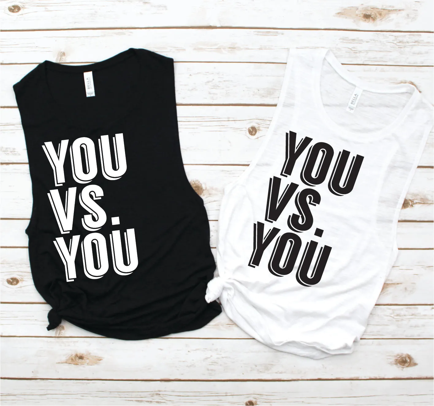 You Vs You Muscle Tank - Fitness Tees by Hustle and Soul Clothing