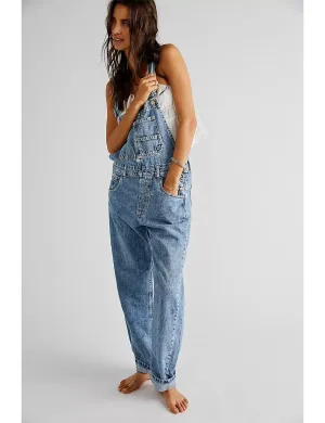 Ziggy Denim Overalls, Powder Blue