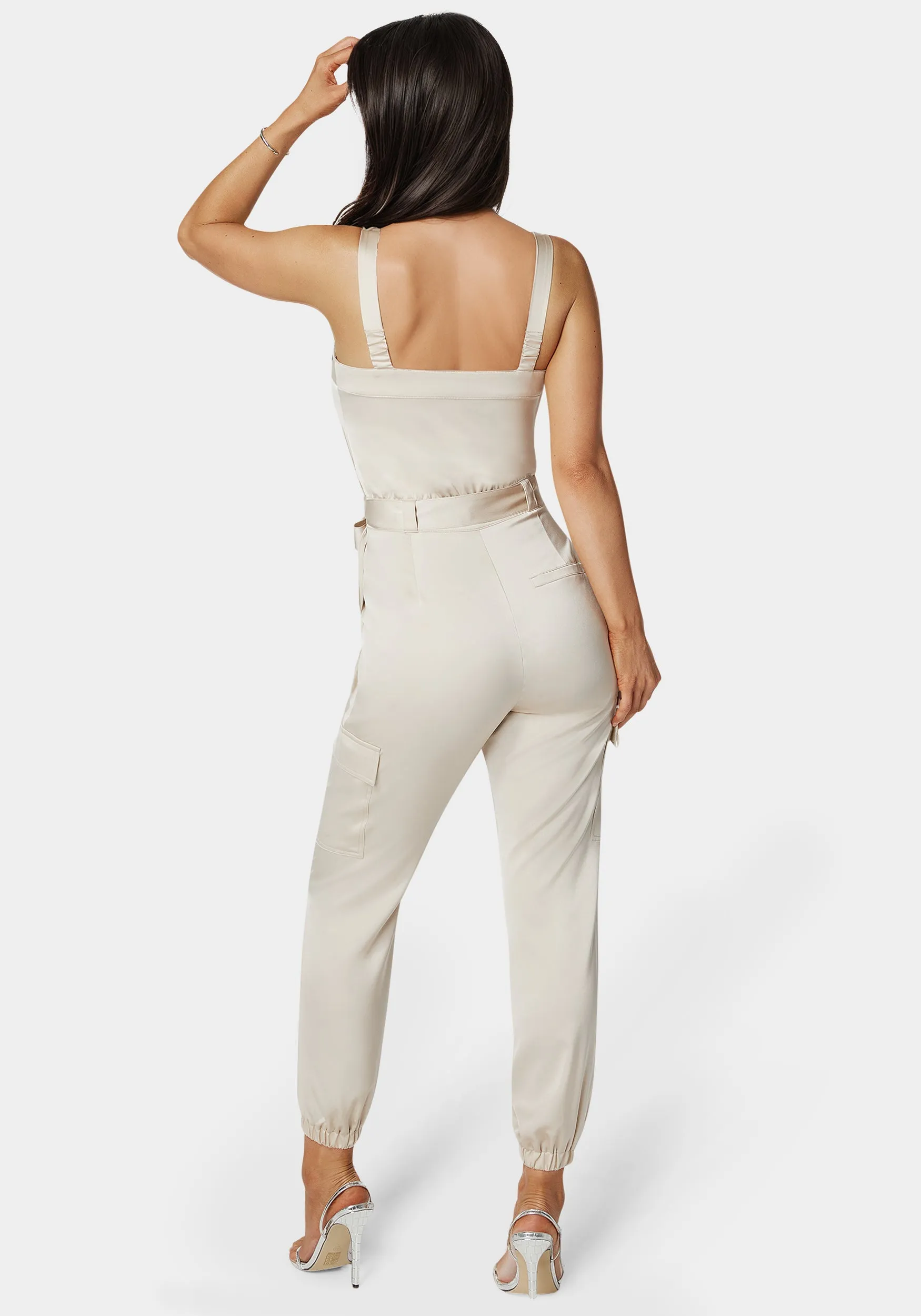 Zip Front Jogger Jumpsuit